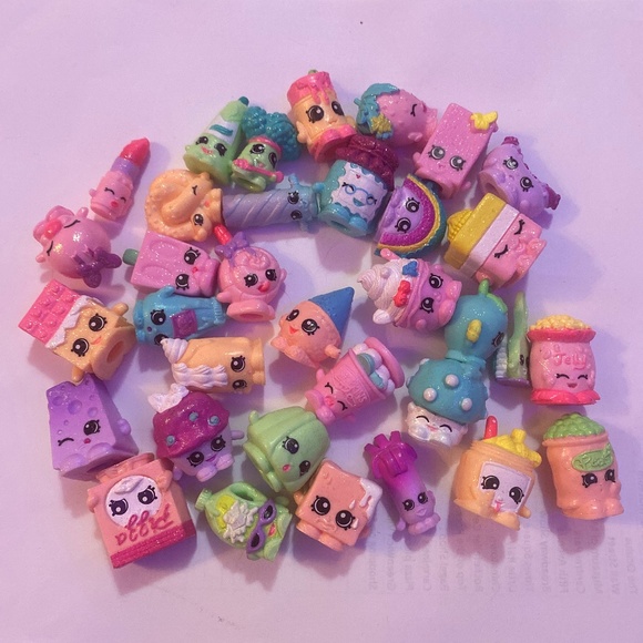 35 Pcs RARE - SPECIAL EDITION Glitter Coated Shopkins - Picture 1 of 2